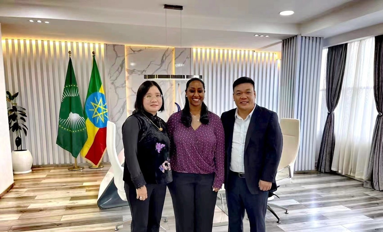 Meeting with Ethiopian Minister of Transport, Dagmawit