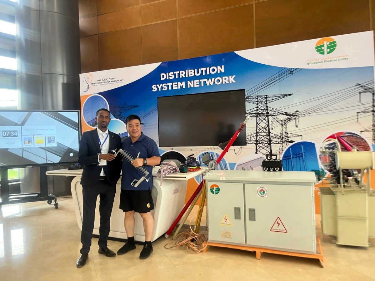 The National Science and Technology Museum of Ethiopia displays “Made in JONCHN”.